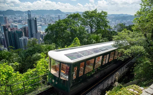 香港太平山頂纜車車票